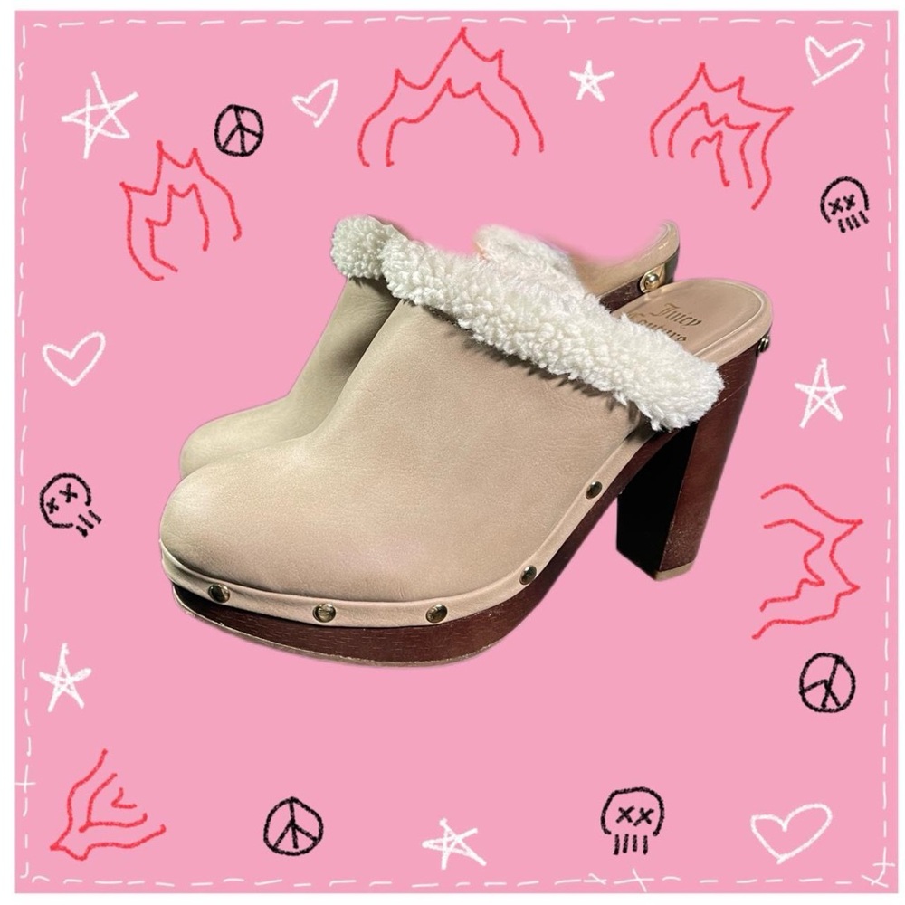 juicy couture fluffy heels